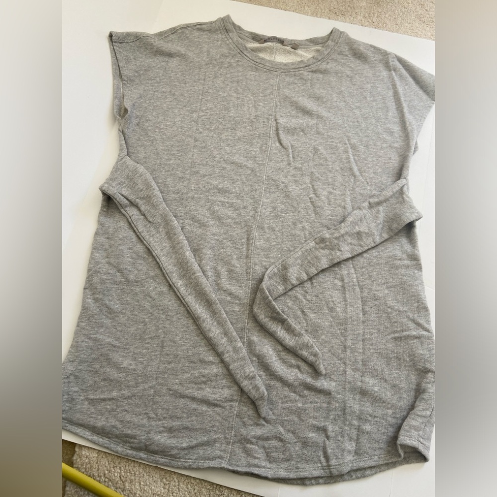 ATHLETA Grey Jersey Mini Dress XL - Picture 10 of 11